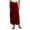 A-Red1015, variant on Women's High Waist Pleated Flowy Skirt A-Line Elegant Party Evening Floor-Length Skirt