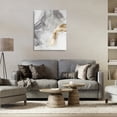 thumbnail image 4 of Stupell Industries Contemporary Marbled Grey & Glam Canvas Art, 30 x 40, by Seven Trees Design, 4 of 8