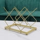 thumbnail image 1 of Botellero de mesa para vino, soporte independiente, geométrico, simple, moderno, para 5 botellas, soporte para vino tinto para el hogar, despensa, sót perfecl estantes de vino encimera, 1 of 8