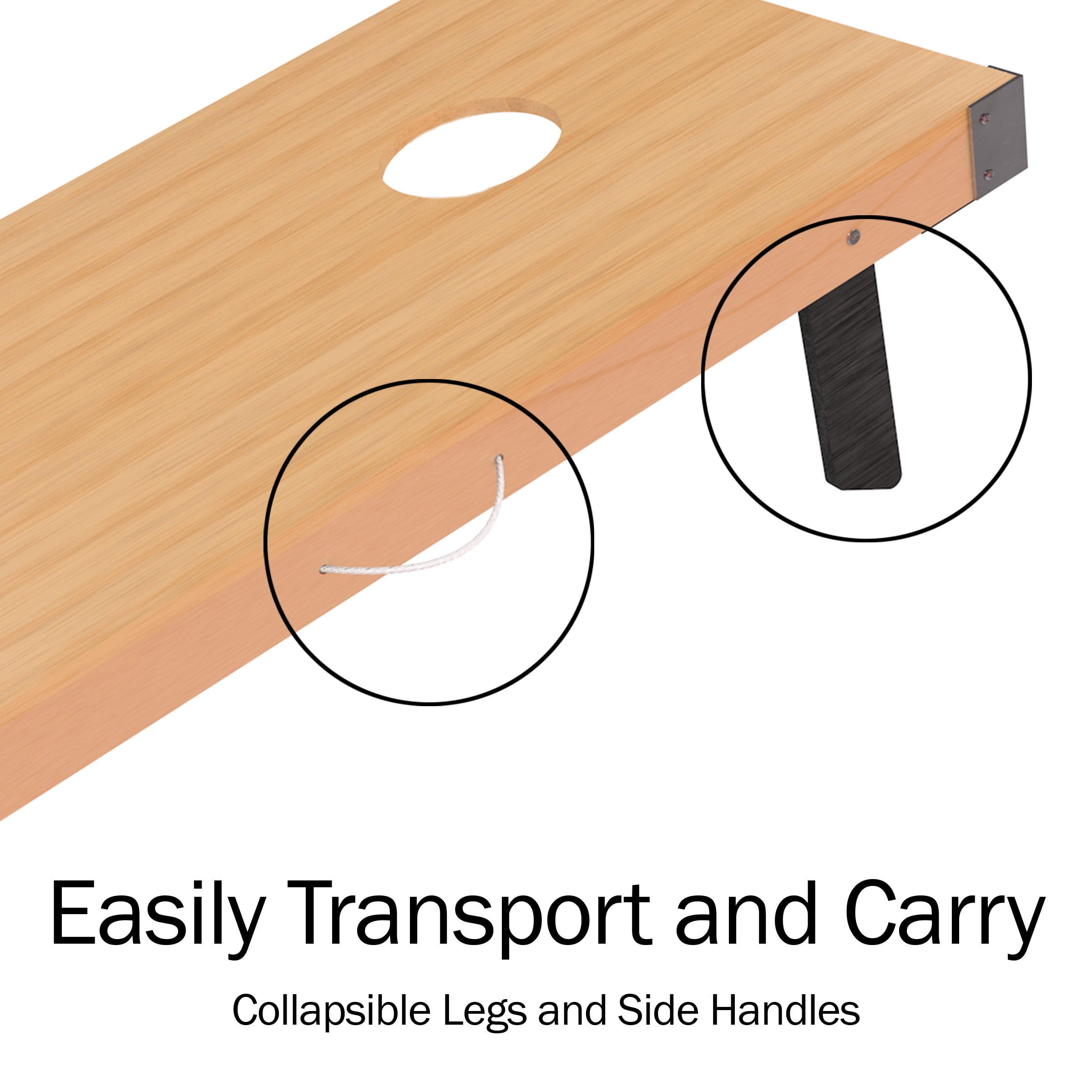 Regulation Sized Cornhole Set Including Bags by Trademark Games