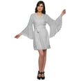 thumbnail image 2 of Moomaya Printed Robe&nbsp;For Women Dressing&nbsp;Gown&nbsp;Short Cotton Summer Bathrobe, 2 of 6