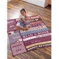 thumbnail image 2 of Yibo Retirement Gifts Blanket Flannel Soft and Comfortable Anti-static Bed Sofa Blanket, 2 of 7