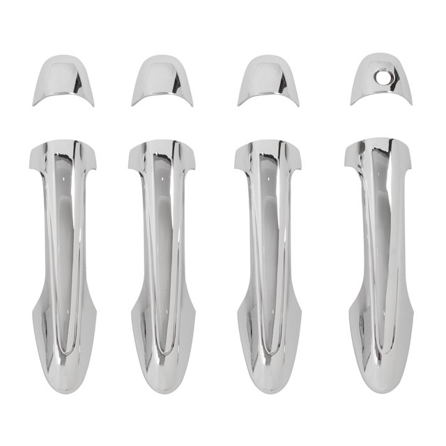 Exterior Door Handle Cover, Durable 8 Pcs Outside Door Handle Cover With Keyhole For Car
