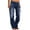 07# Dark Blue, variant on HKYNLAG Women's Baggy Wide Leg Jeans High Waist Ripped Jeans Skinny Fit Straight Leg Stretch Denim Pants with Pockets Dark Blue 2XL
