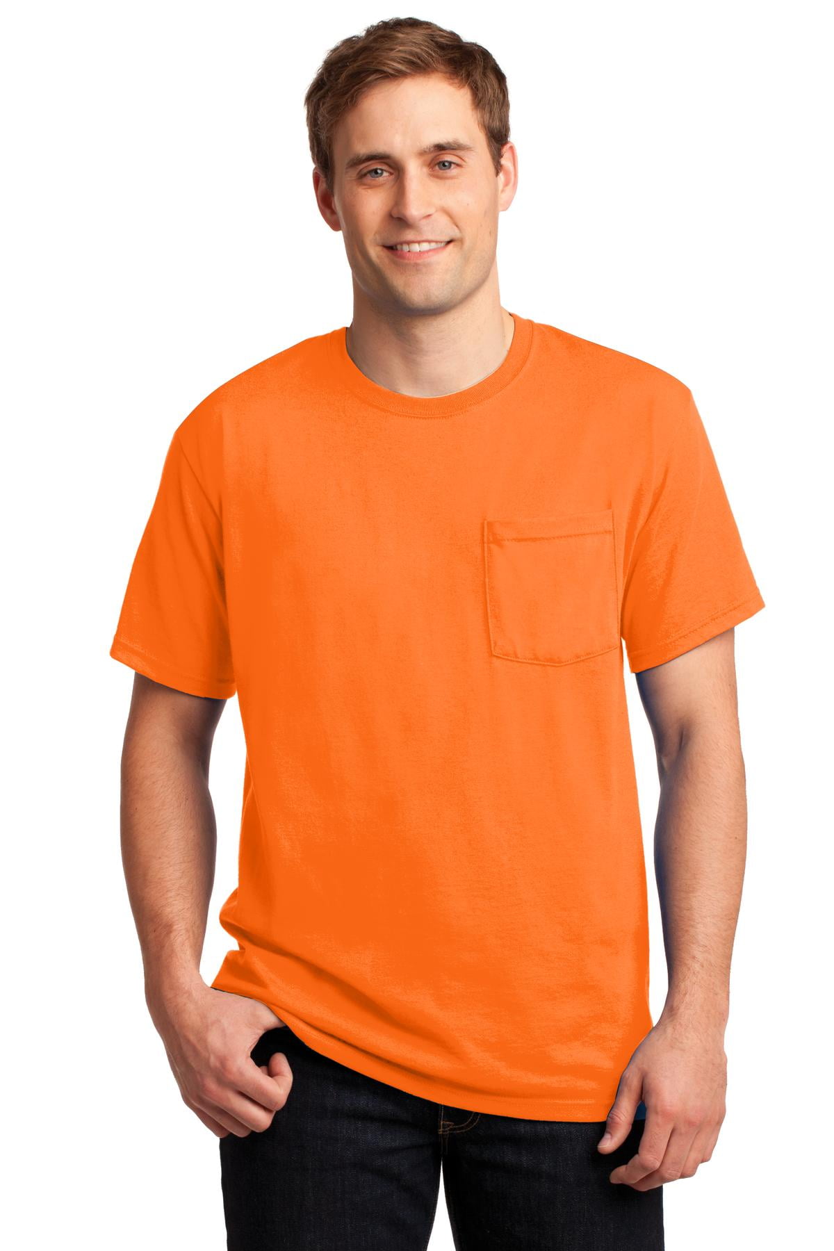 Jerzees Men's Short Sleeve T-Shirt With Pocket. 29MP - Walmart.com