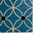 thumbnail image 3 of Vintage Tangram Blue & Sand 5' x 7'6" Area Rug, 3 of 6