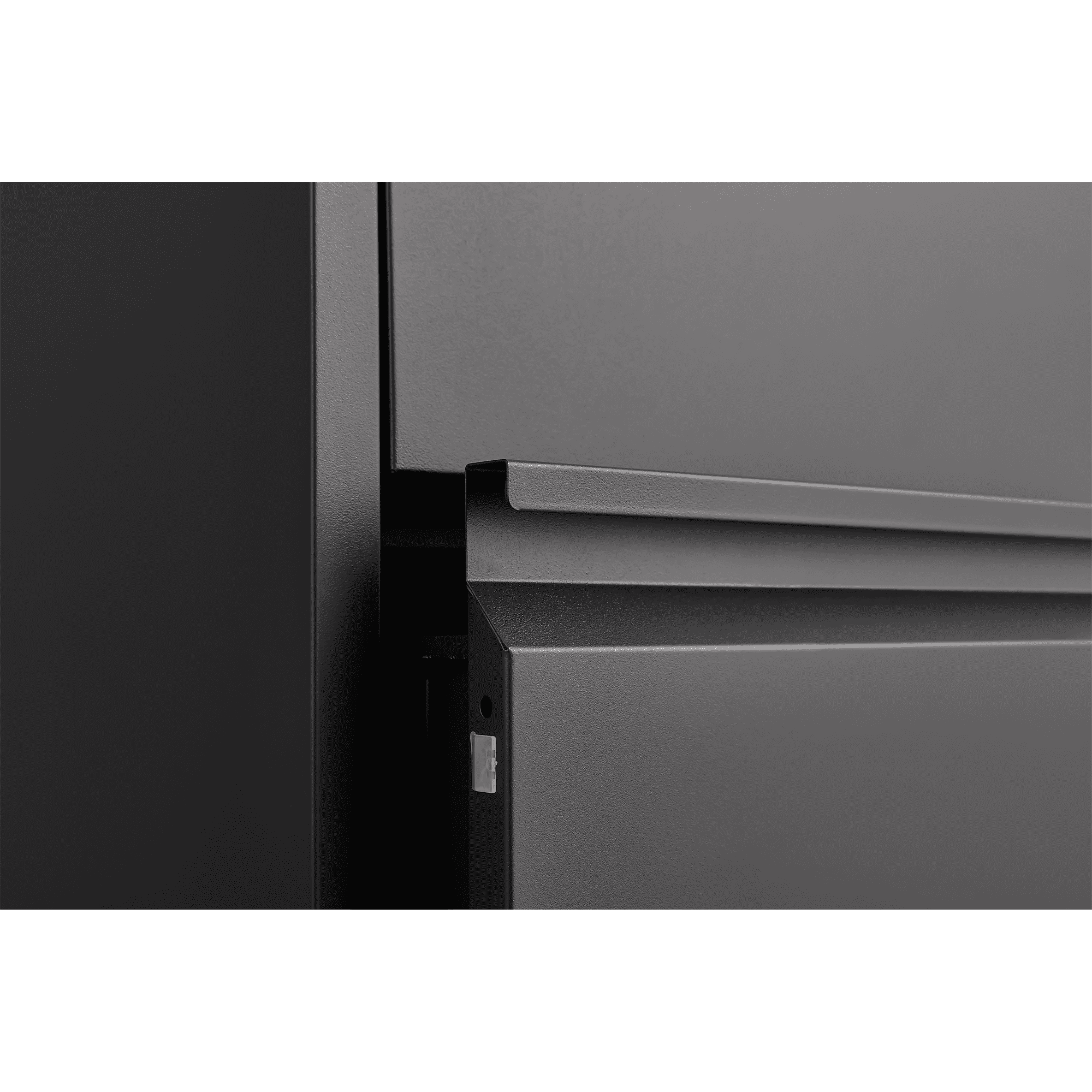 Leumius 3-Drawer File Cabinet with Lock,16.5" Deep Metal Lateral Vertical Filing Cabinet for Home Office,Fits Legal/Letter/A4,Black