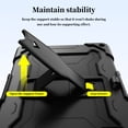 thumbnail image 3 of FIEWESEY Case for Urao X109 Tablet 10.1 Inch Tab Friendly Hybrid Soft Silicone Adjustable Shoulder Strap Built in Kickstand Pen Holder Compatible with Urao X109 10.1" 2026 Model (Black), 3 of 6