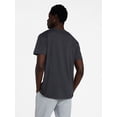 thumbnail image 3 of Athletic Works Men's and Big Men's Cotton Active Tee with Short Sleeves, Sizes XS-4XLT, 3 of 5