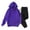 Purple, variant on Casual Tracksuits For Men Sport Suit Men Velvet Solid-Color Casual Loose Pocket Drawstring Long Pants Sweatshirt Long Sleeve Hooded Set Running Jogging Sport Suit Sets