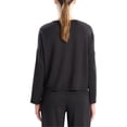 thumbnail image 2 of Natori womens  Kaia Terry Destination Long Sleeve Top, l, Black, 2 of 3