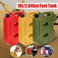 thumbnail image 1 of 10L 2.6 Gallon Jerry Can Portable Gasoline Fuel Tank Fuel Container Oil Bucket Emergency Spare Offroad, 1 of 6