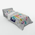 thumbnail image 2 of Ambesonne Colorful Bedding Set 3 Pcs, Engagement Party, Twin, Multicolor, 2 of 2