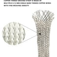 thumbnail image 2 of Wire Shielding Tinned Copper Flat Braid Cable Sleeving Ground Straps ESD EMI RFI Protector Flexible Mesh, 2 of 7