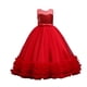 thumbnail image 5 of Vestido de verano para niña, vestido de novia con lentejuelas, vestido de princesa con malla bordada y pontón, 5 of 5