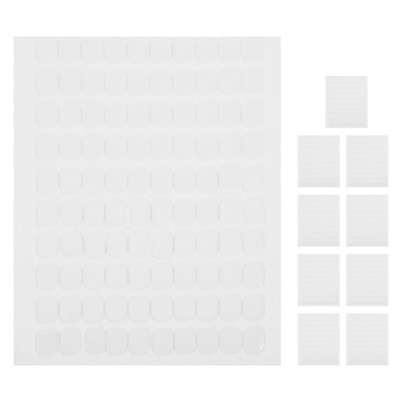 RENACLIPY 1000pcs Clear Reusable Poster Putty Adhesive Wall Mounting Tack for Hanging Photos, Posters, and Lightweight Decorations