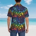 thumbnail image 6 of Haiem Magical Mushrooms and Flowers Printed Hawaiian Shirt for Men - Men’s Casual Beach Summer Shirts - Stretch Fabric with Modern Fit-3X-Large, 6 of 9
