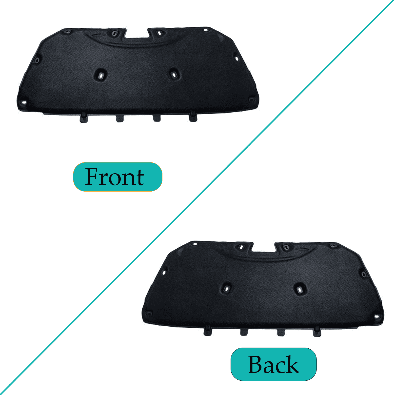 For Ford Focus 2012-2018 Car Hood Engine Insulation Pad ,Heat Shield,Sound Deadening Mat,Soundproof Cotton Replacement Accessories Heat Sound Cover-12-18
