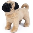 thumbnail image 2 of Muñeco de peluche Roseauroma Brown Pug Dog 30 cm, 2 of 7