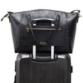 thumbnail image 5 of Naftali BMWKCAROBK Badgley Mischka Caroline Vegan Leather Tote Weekender Travel Bag, Black, 5 of 5