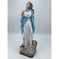 thumbnail image 6 of The Faith Gift Shop Lady of Immaculate Conception Virgin Mary Resin Stone Statue-Blue And White 12 Inch Gift of Faith for Friends and Family, 6 of 8