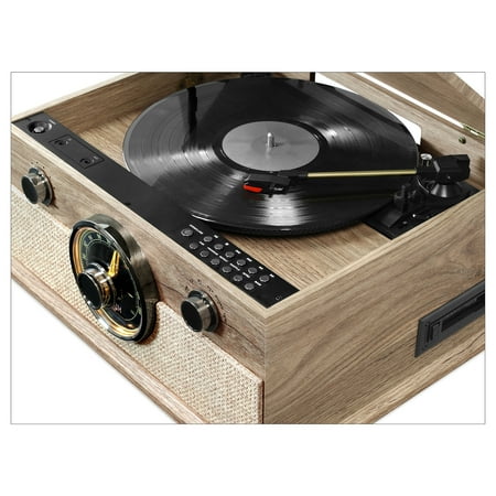 Victrola - Bluetooth Stereo Audio System - Farmhouse Oatmeal