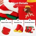 thumbnail image 5 of Actgleam 5 Pairs Christmas Socks Kids Boys Girls Colourful Funny Cotton Soft Warm Socks Christmas Gift 4-6T, 5 of 7