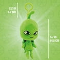 thumbnail image 3 of Miraculous Ladybug - Kwami Lifesize Wayzz, 5-inch Turtle Plush Clip-on Toys for Kids, Super Soft Collectible Stuffed Toy with Glitter Stitch Eyes and Color Matching Backpack Keychain, Wyncor, 3 of 7