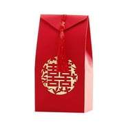 Panda Superstore Gift Decorative Favor Boxes Chinese Style Wedding Candy Paper Boxes Party Favor Paper Chocolate Box - 40 Piece