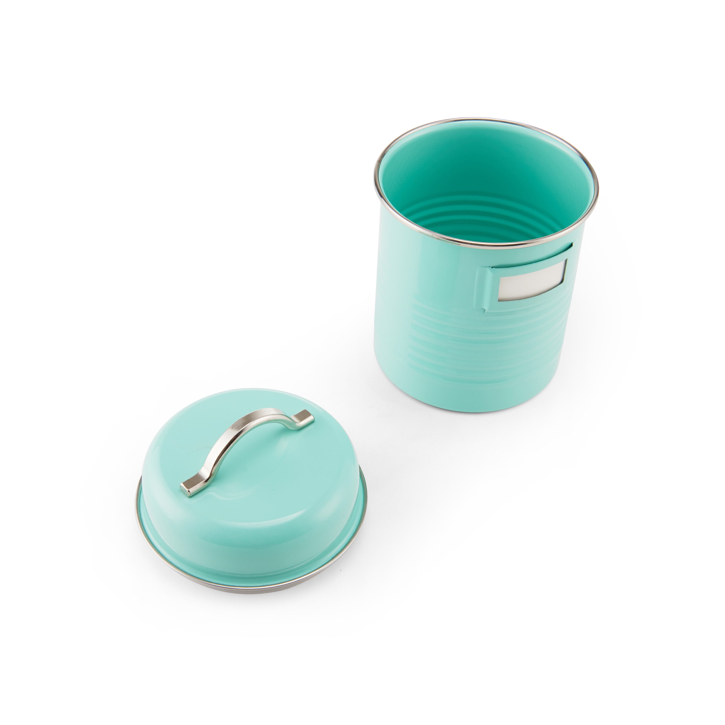 Kamenstein Small Blue Storage Canister with Card Holder