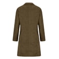 thumbnail image 5 of Hfyihgf Wool Blend Peacoats for Women Notched Lapel Single Breasted Trench Coat Long Sleeves Winter Overcoat z2-Bronze S, 5 of 5