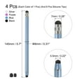 thumbnail image 2 of 4pcs Stylus Pens for Touch Screens with 8 Extra Tips Capacitive Stylus Tablet Pen, Silver Purple Blue Black, 2 of 6
