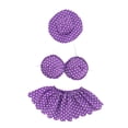 thumbnail image 3 of Atuendo para Ganso Conjunto de Bikini con Accesorios para Estatua Decorativa Material Lavable y Resistente Brinda Toque Divertido y Especial Adecuado para Reuniones al Aire Libre y Púrpura, 3 of 8