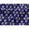 thumbnail image 4 of oneOone Viscose Jersey Fabric Arrow Sign Kasuri Printed Craft Fabric BTY 60 Inch Wide, 4 of 5
