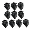 thumbnail image 4 of 10 piezas de zapatas de balaustre de hierro, zapatas inclinadas de balaustre, herrajes de escalera de aleación de aluminio para balaustres cuadrados, 4 of 9