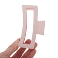 thumbnail image 5 of Unique Bargains 1 Pc Fashion Rectangle Frosted Hair Clips Hairdo Clip for Home Pink, 5 of 5