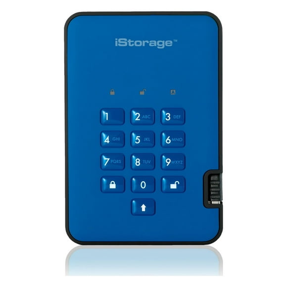 iStorage - diskAshur2 SSD 256-bit 128GB - Blue