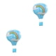 thumbnail image 1 of Matsuzay Linternas colgantes reutilizables, rápidas y fáciles de colgar con globos aerostáticos de arcoíris, decoraciones impecables Type2 NO2, 1 of 6