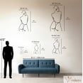 thumbnail image 3 of Violaura Figure Metal Wall Art - Easy to Install Hanging Perfect for Home, Living Room Decor (24.0" x 12.0"), 3 of 8