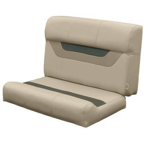Wise Pontoon Boat Bench Seat Cushions 34001871 27 Inch Gray Green