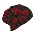 thumbnail image 2 of Honeii Rose Print Kids Knit Beanie Watch Hat ,Knit Cap for Boys and Girls, 2 of 7