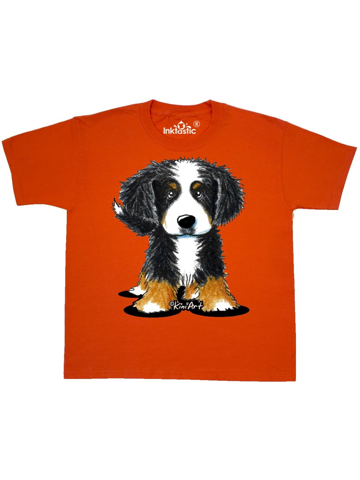 Bernese Mountain Dog Youth T-Shirt - KiniArt - Walmart.com - Walmart.com