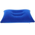 thumbnail image 1 of Miangastore Inflatable Travel Pillow Blue Flocking Plush Material 1Pcs 16.9X8.7X5.9in, 1 of 8