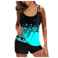 thumbnail image 1 of Women‘S Tankini Large Bikini Digital Suspender Beach Split Swimsuit, 1 of 3