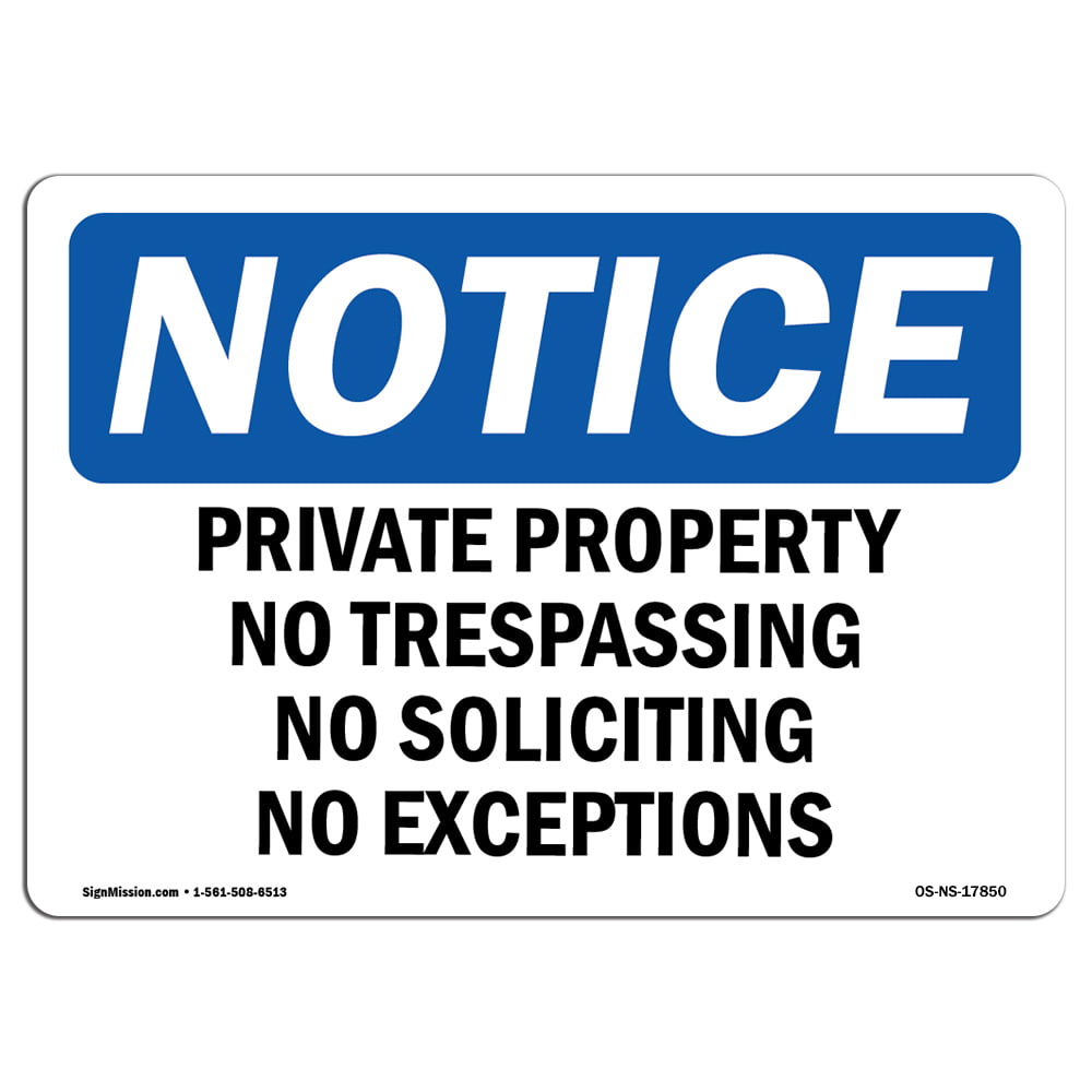 Private Land Keep Out Self Adhesive Vinyl Sticker Warning Farm Workplace Home 
