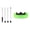 Green, variant on Soft Bristle Car Scrub Brush with Telescoping Handle, 20.5 to 62 Inch Reach for Truck SUV Boat and Patio Wash Set