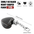 thumbnail image 3 of LSLJS Keychain & Valentine's Day - Key Chain & Valentines Day Heart Shaped Flask Stainless Steel for Men & Women 1oz, 3 of 6