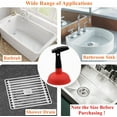 thumbnail image 4 of Sink Plunger, Easy to use Mini Plunger with Short Handle, Powerful Unclogging Tool for Kitchen Sink, Shower, Bathroom Drains, Bath, Red, 4 of 5