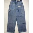 thumbnail image 1 of Womens Polyester Printed Oversized Baggy Wide Leg High Waist Full Length Jeans, 1 of 10