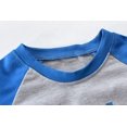 thumbnail image 4 of FEDPOP Boys Pajamas Set 2Piece Long Sleeve Tops and Pants PJs Sleepwear for Kids Size 4T, 4 of 7